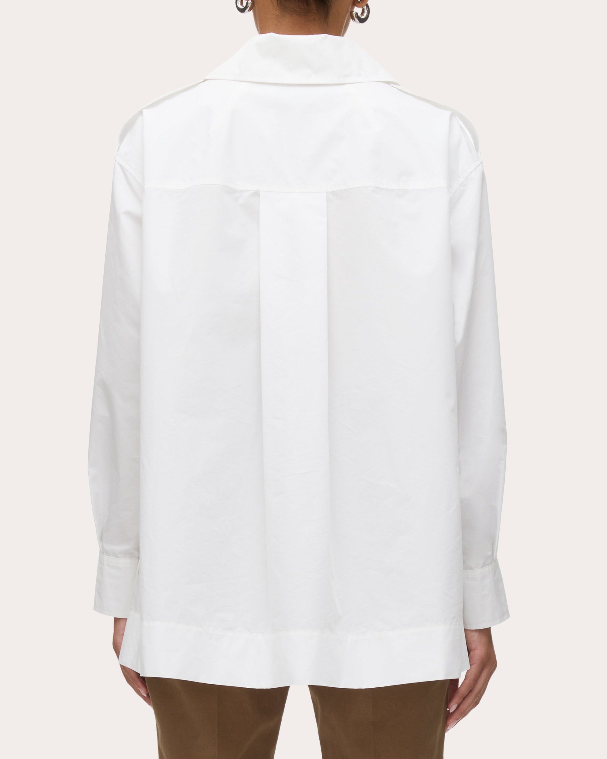 Oversized Techno Poplin Shirt - 2