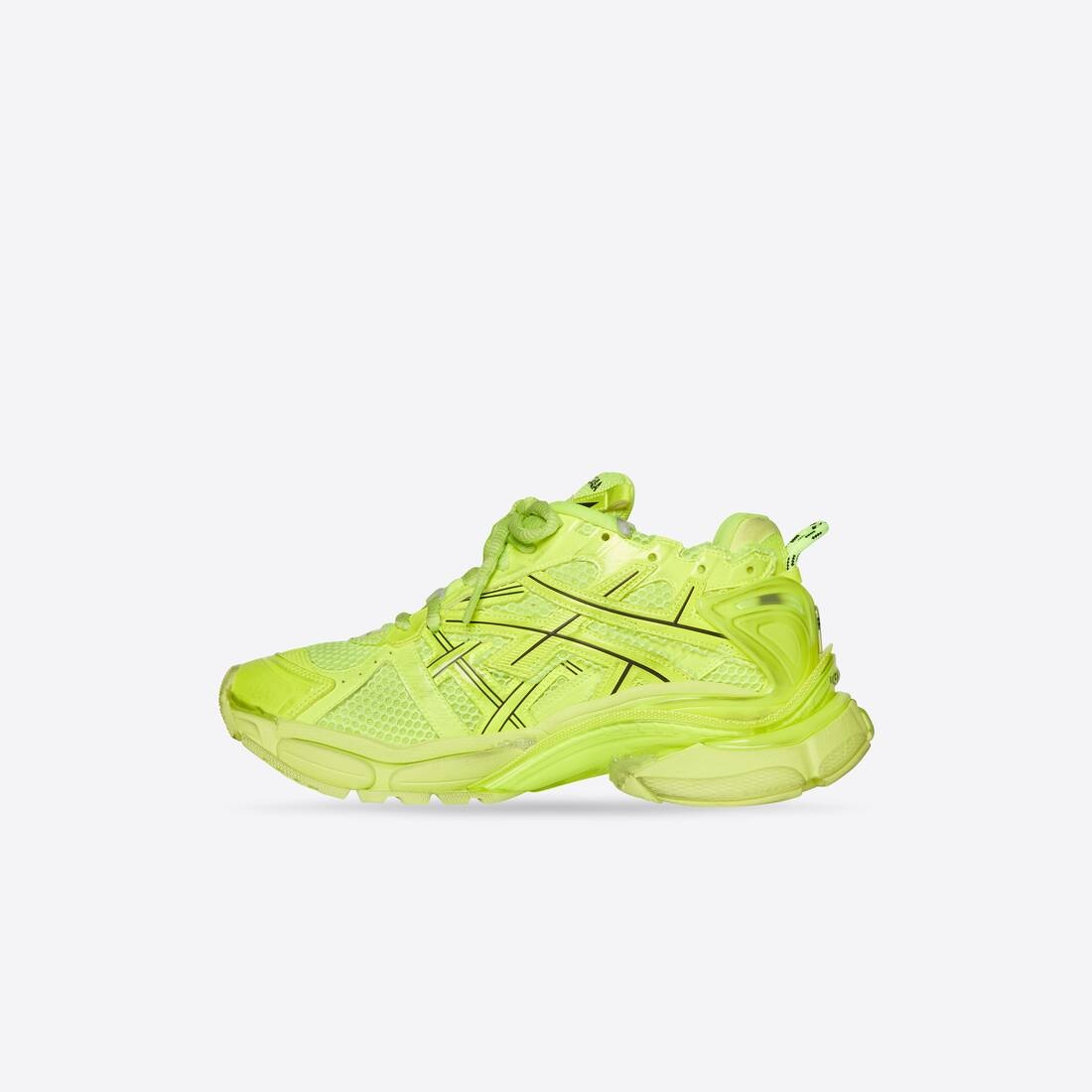 Men's Runner Sneaker in Yellow - 4