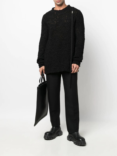 Ann Demeulemeester textured-knit jumper outlook