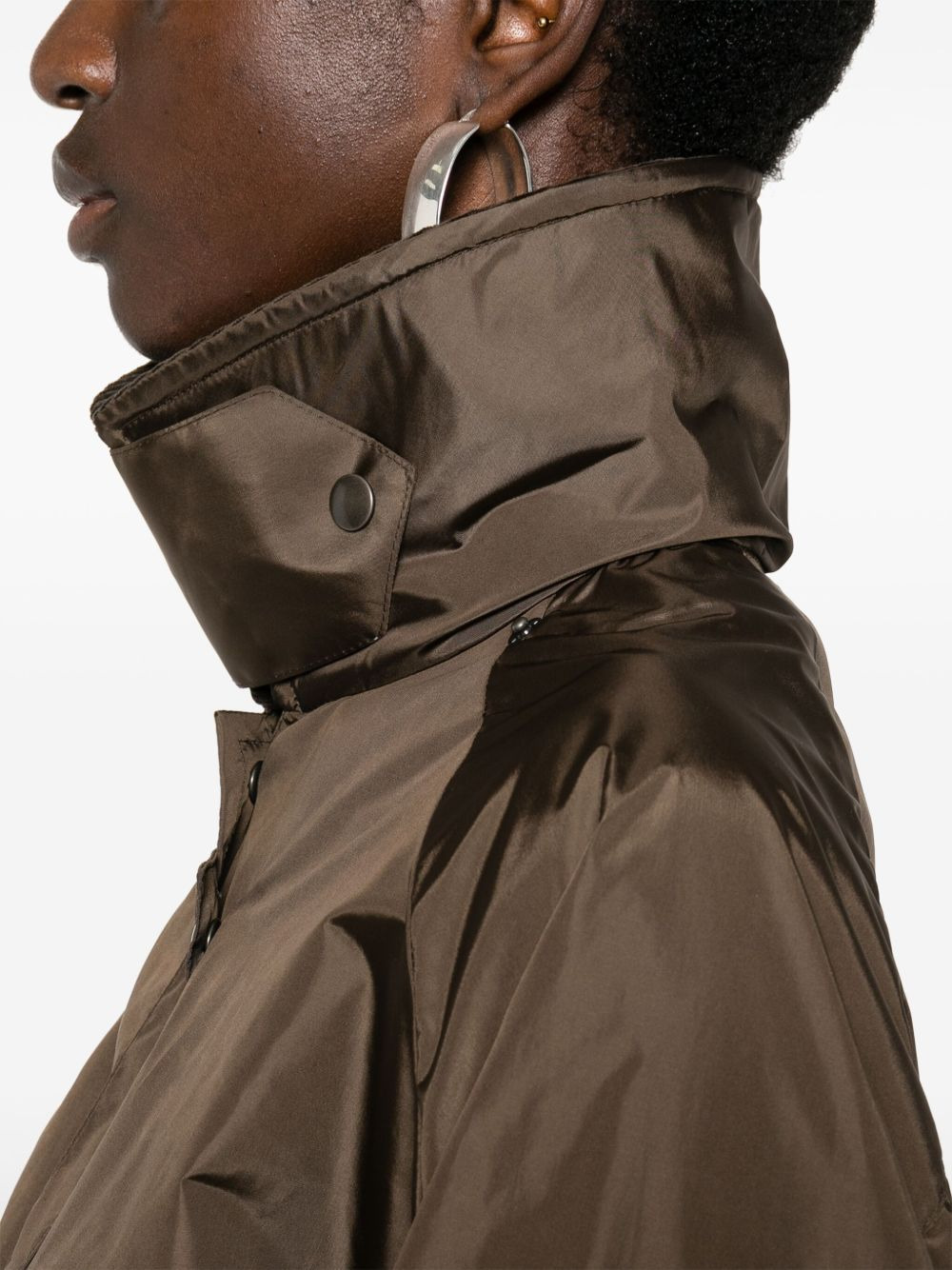 corduroy-collar storm jacket - 6