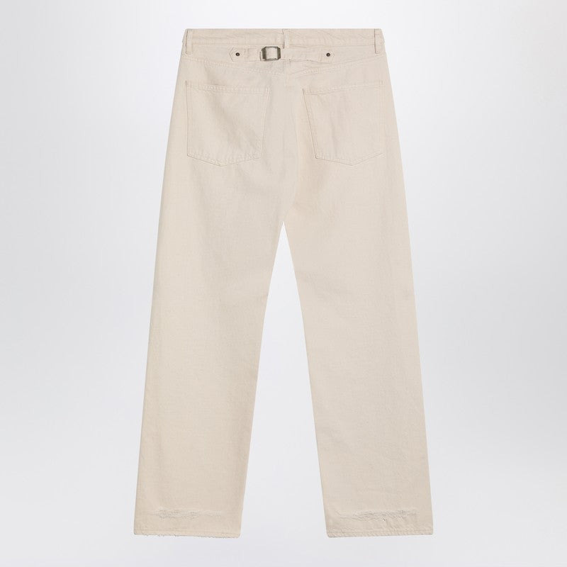 Maison Margiela Ecru Cotton Trousers Men - 2