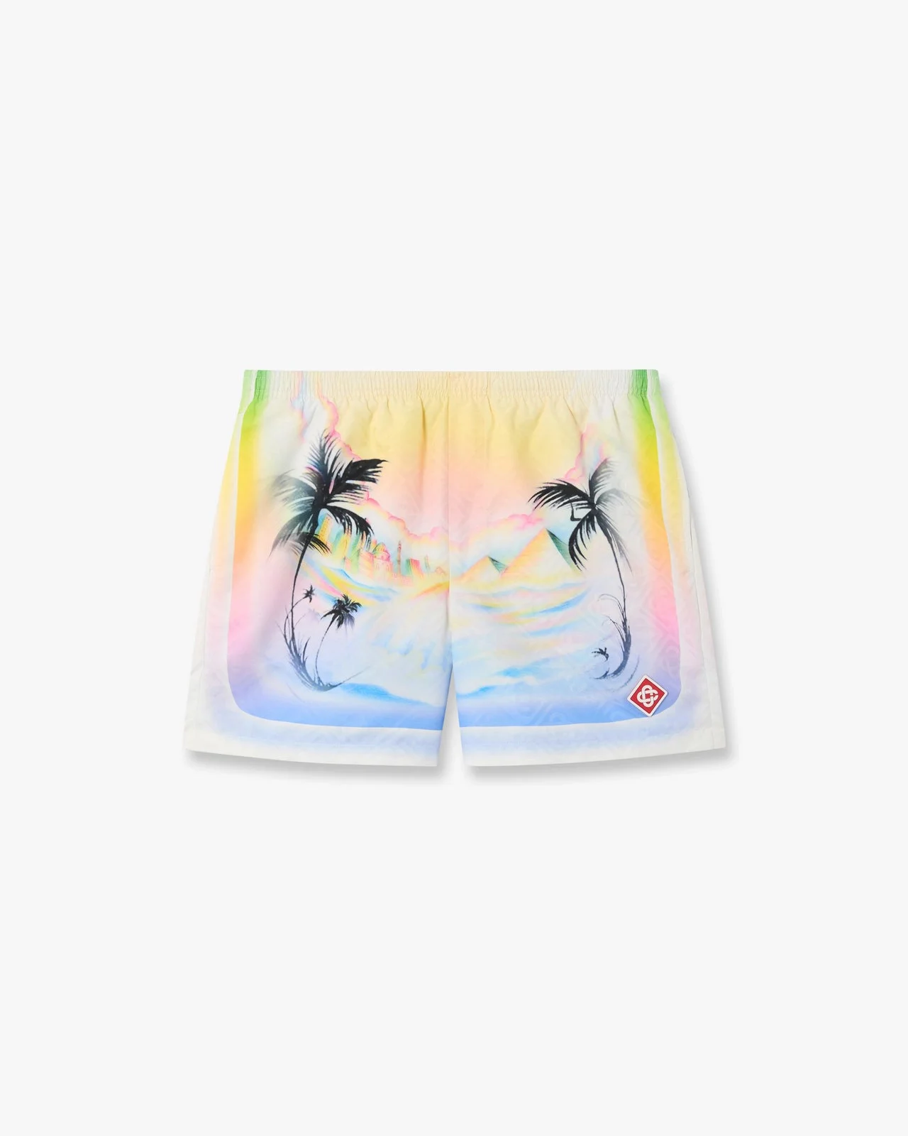 Multicolour Airspray Jacquard Swim Shorts | Casablanca Paris - 1