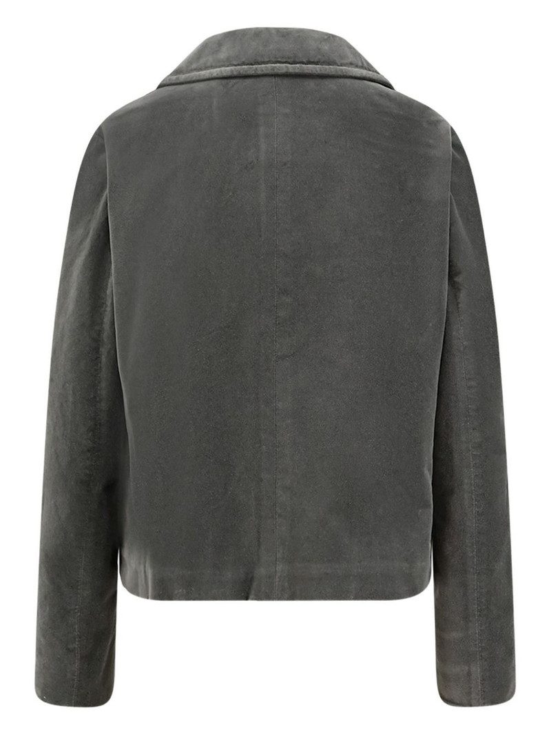 Aspesi double-breasted cotton blazer outlook