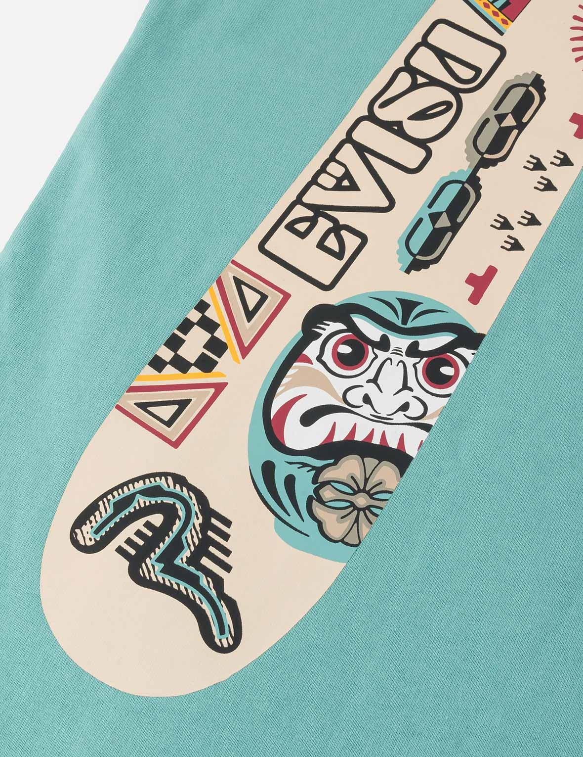Slogan and Totem Daicock Print Relax Fit T-shirt - 6
