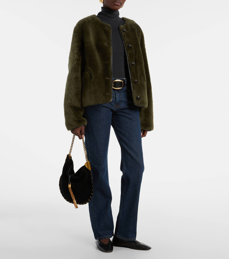 BLAZÉ MILANO Reversible shearling jacket outlook