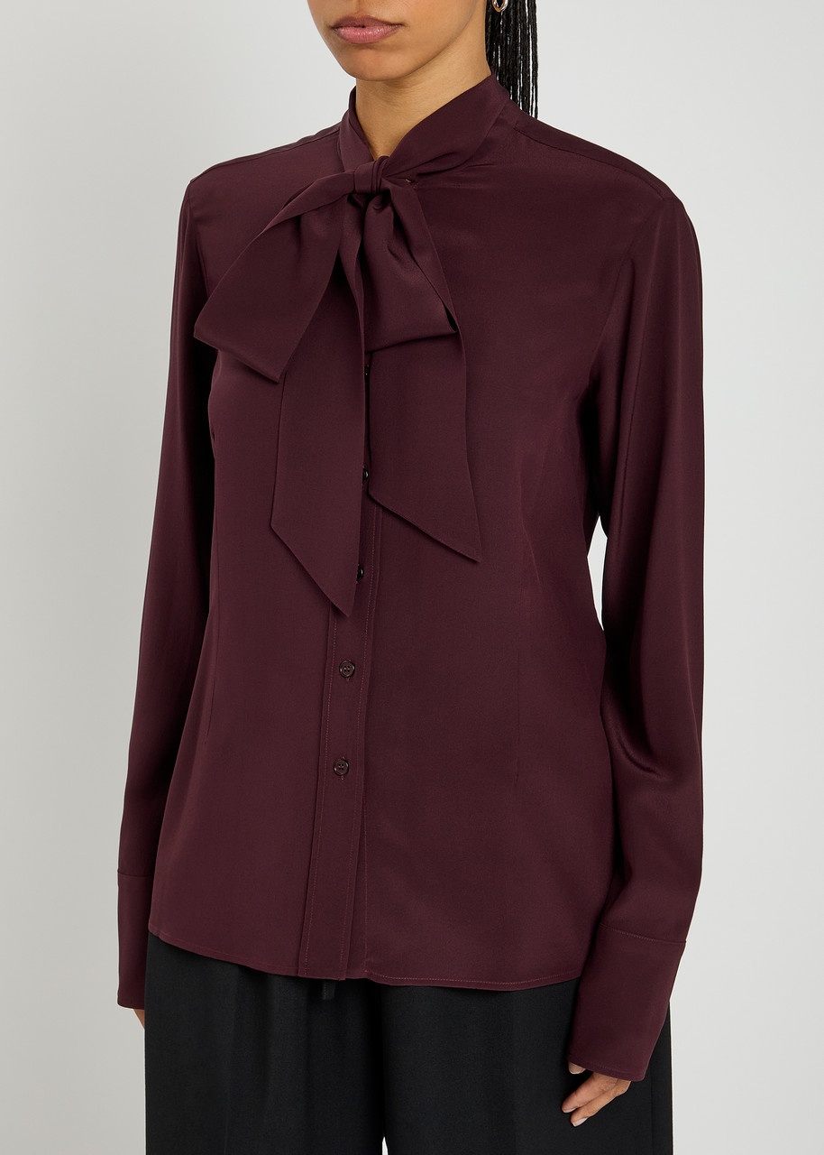 Stella Mccartney Tie Silk-chiffon Shirt - 2