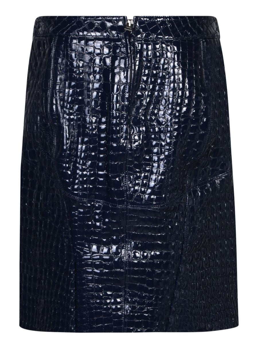 TOM FORD Crocodile Embossed Skirt - 2