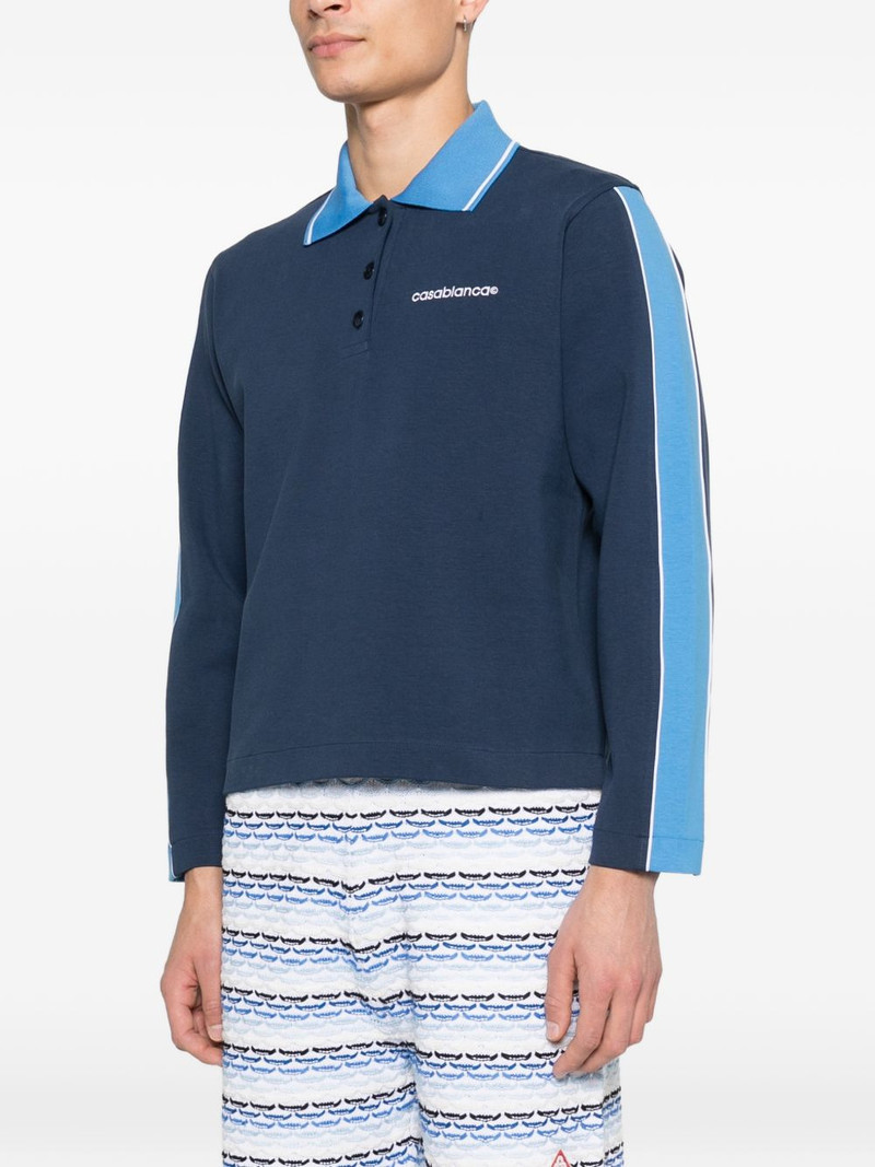 long-sleeve stripe polo shirt 3
