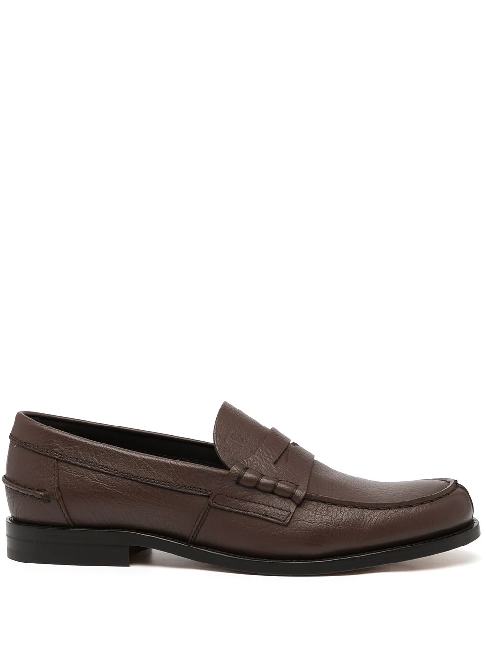 round-toe penny loafers - 1