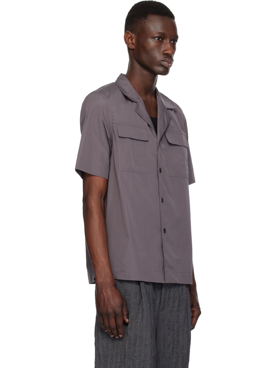 Gray Vented Shirt - 2