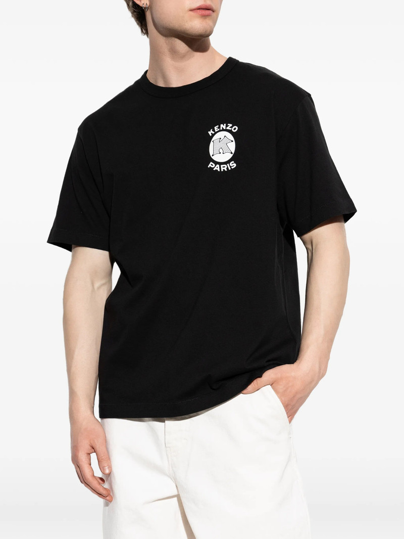 KENZO Kenzo Paris Emblem Logo-print Cotton T-shirt outlook