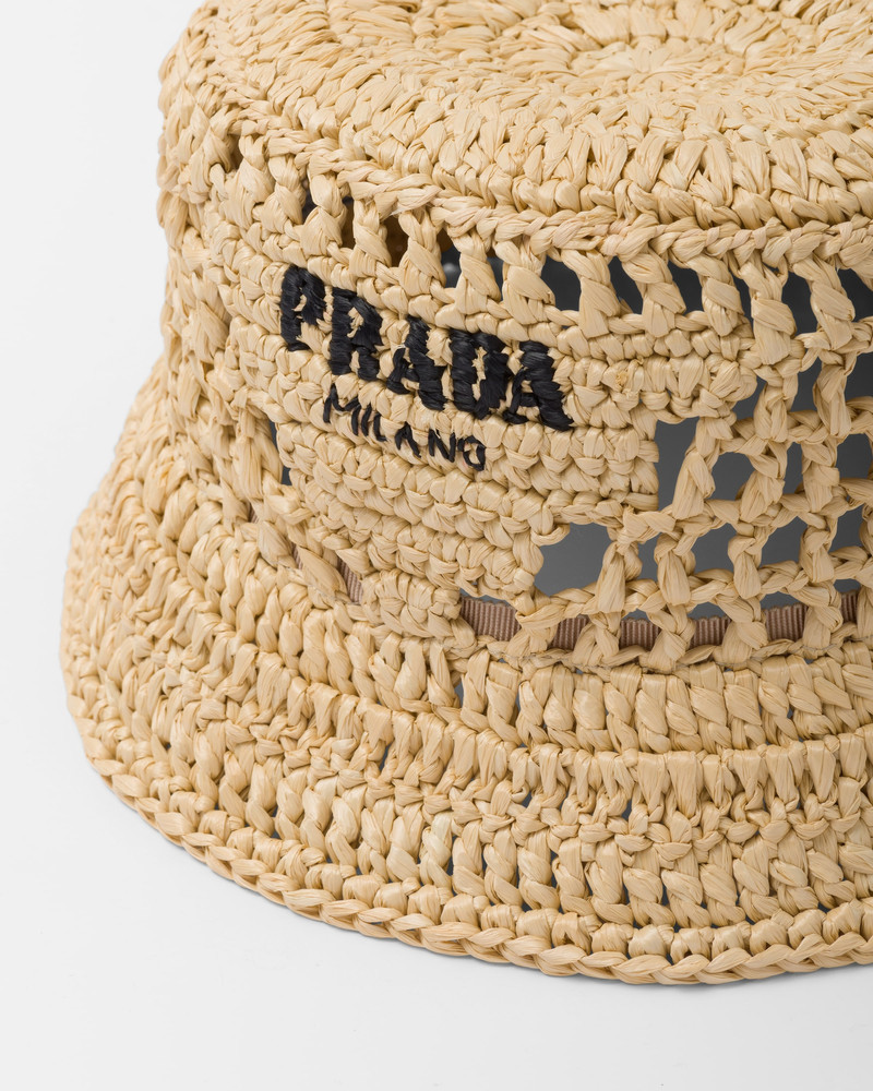 Woven fabric bucket hat 4