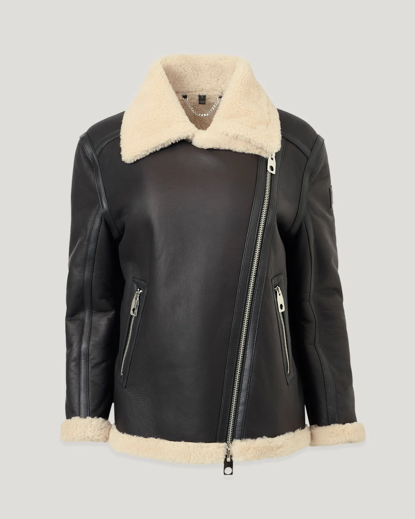 VIRDEN SHEARLING JACKET - 1