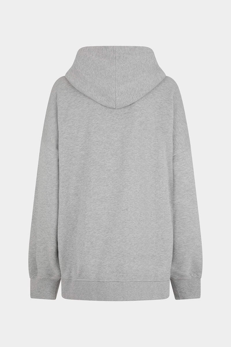 RELAXED ROUND RIB HOODIE SWEATSHIRT - 2