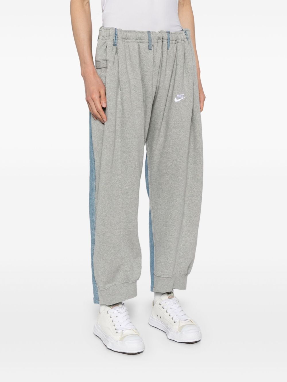 x Nike denim track pants - 3