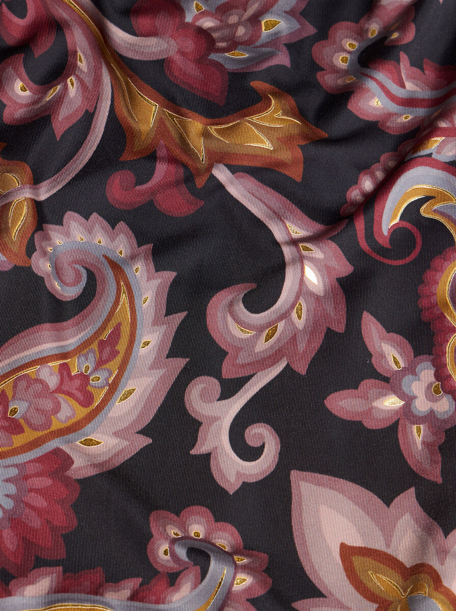 MIDI DRESS WITH ALL-OVER PRINT - 7