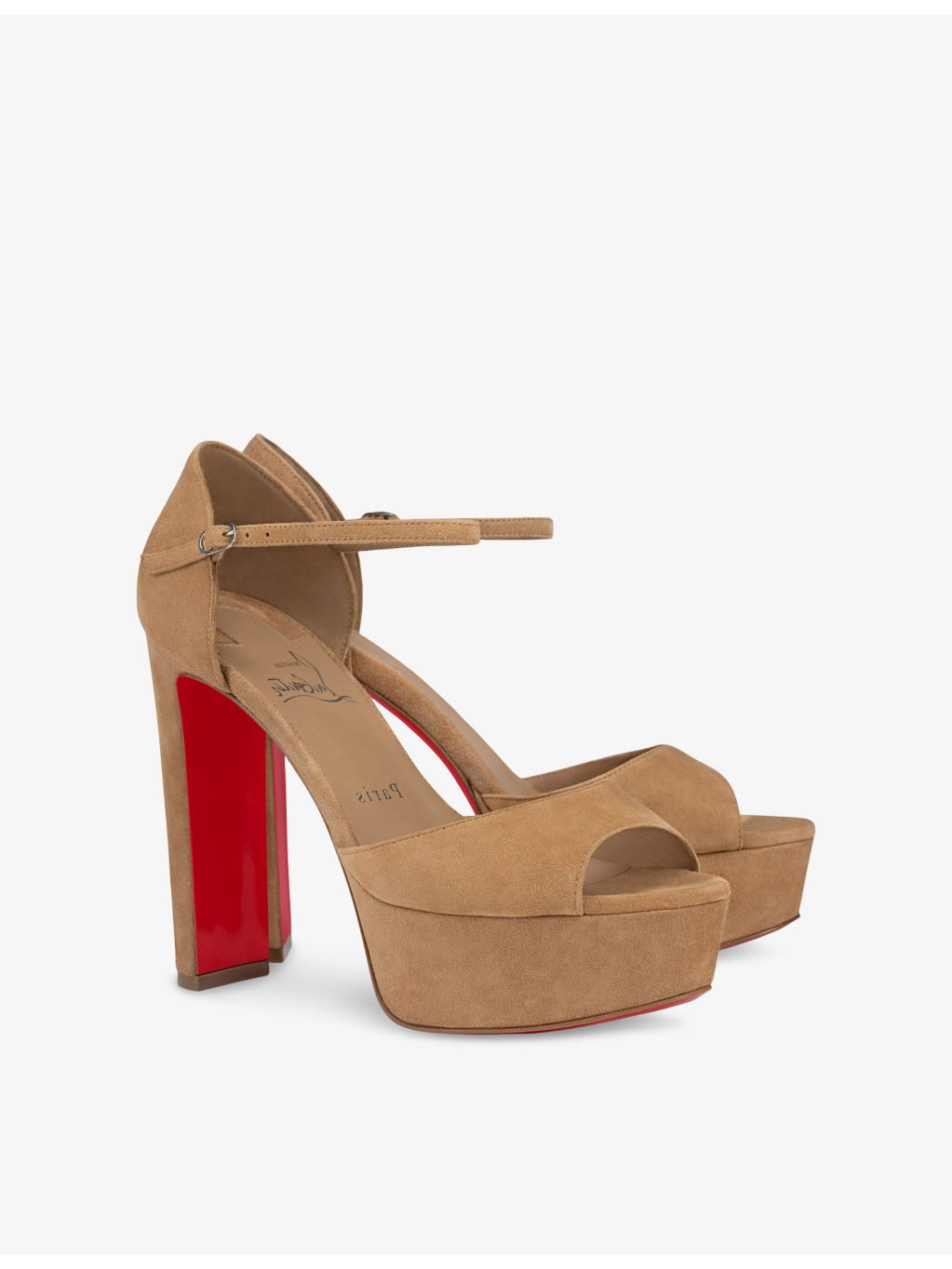 Sandaloo 130 Suede Heeled Sandals - 5
