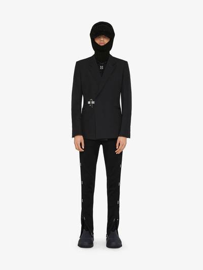 Givenchy SLIM FIT JACKET IN LIGHTWEIGHT WOOL WITH PADLOCK outlook