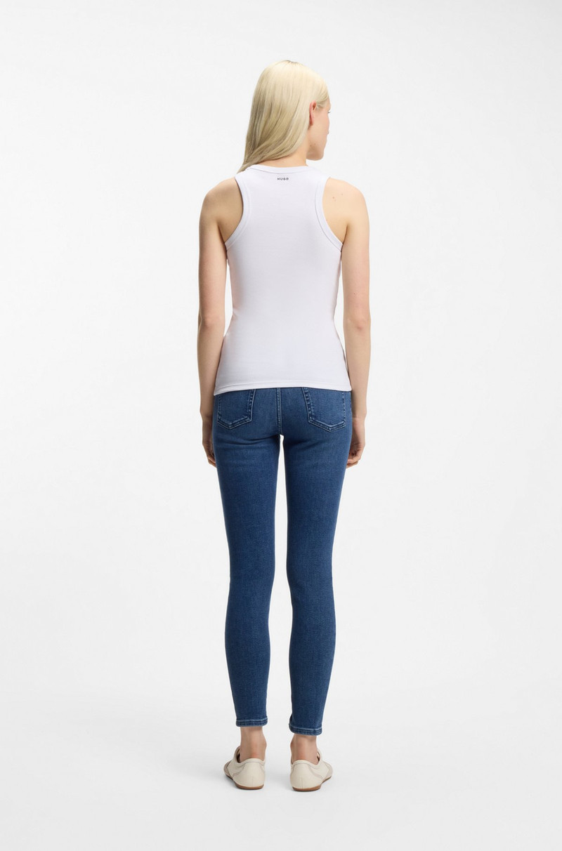 SLIM-FIT PANTS IN A STRETCH-COTTON 4