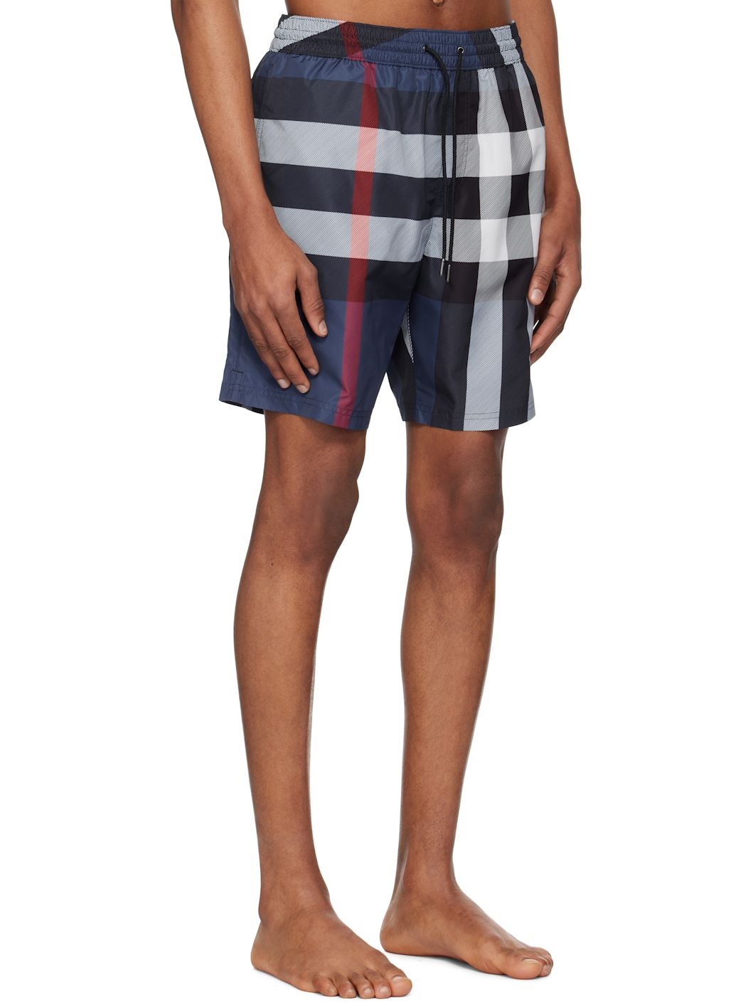Blue Check Swim Shorts - 2