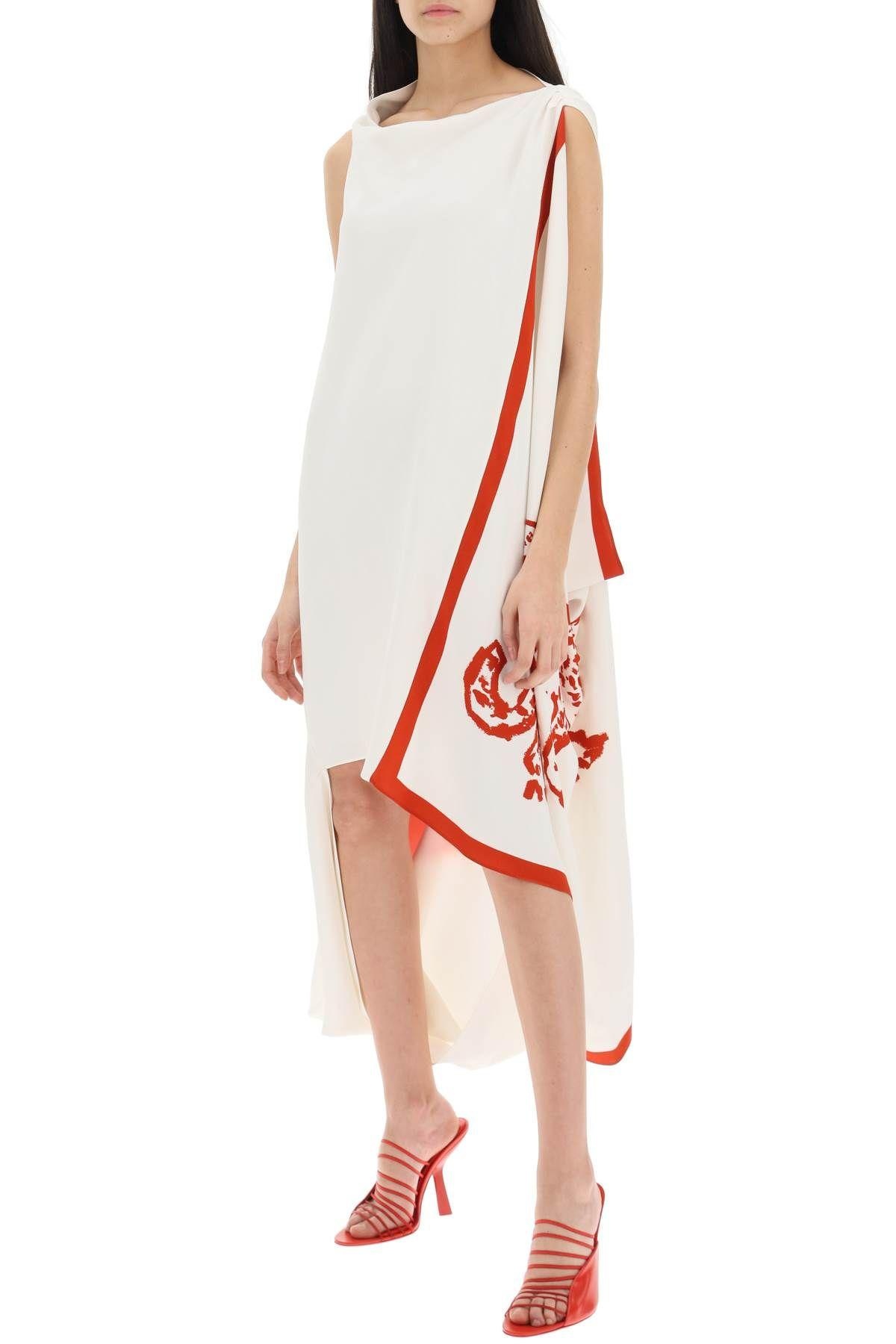 FERRAGAMO - Draped Midi Dress