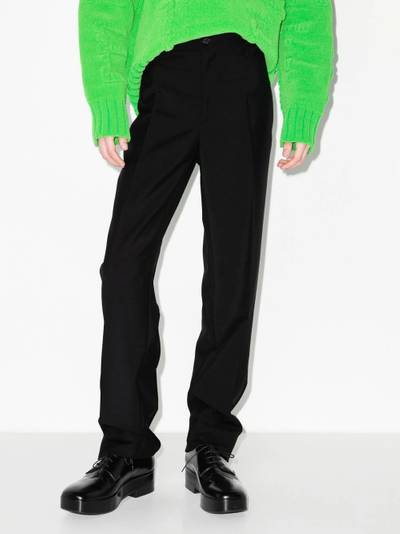 VERSACE high-waisted tailored trousers outlook