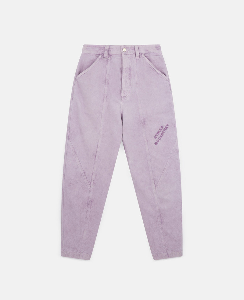 Cropped Denim Pants - 1