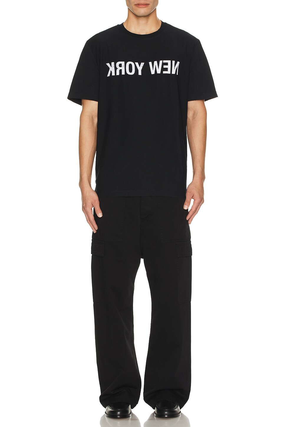 【関税込み】Helmut Lang ブラック New York Seatbelt Tシャツ Buy Helmut Lang New York Seatbelt Tee 'Black' - O06HM512 001