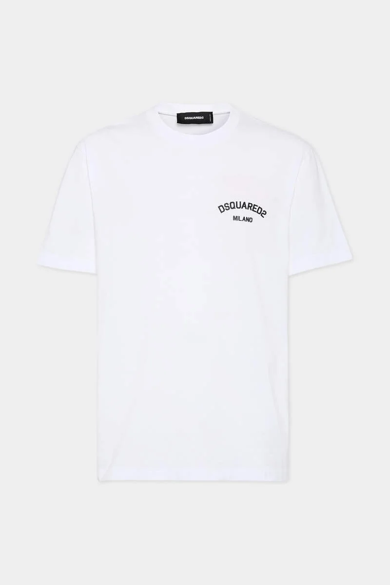 REGULAR FIT DSQUARED2 MILANO T-SHIRT - 1
