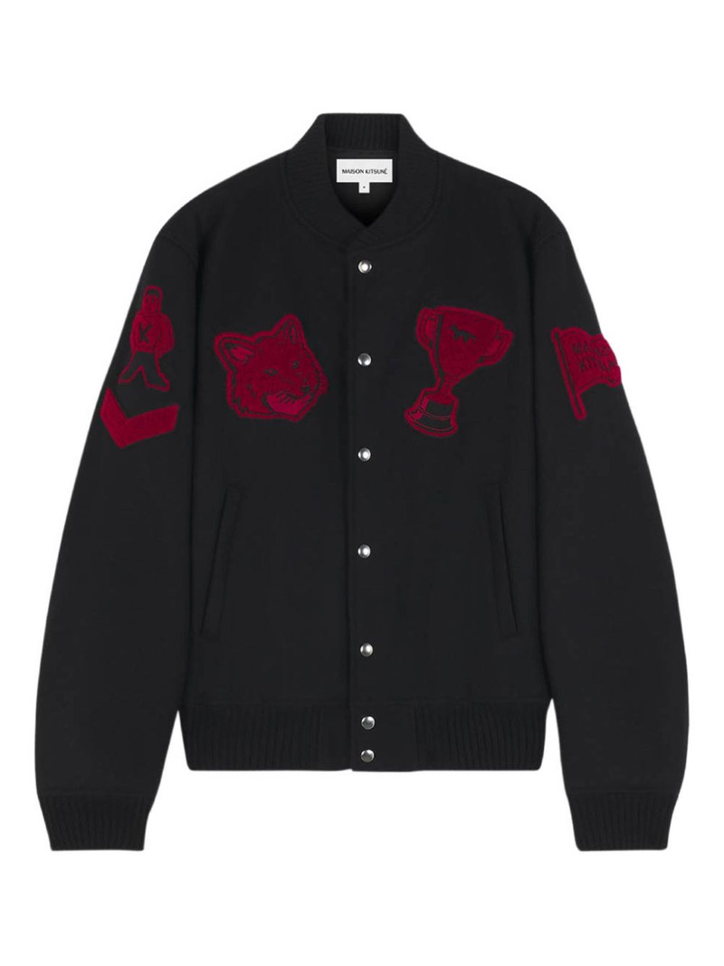 appliqué button jacket 1