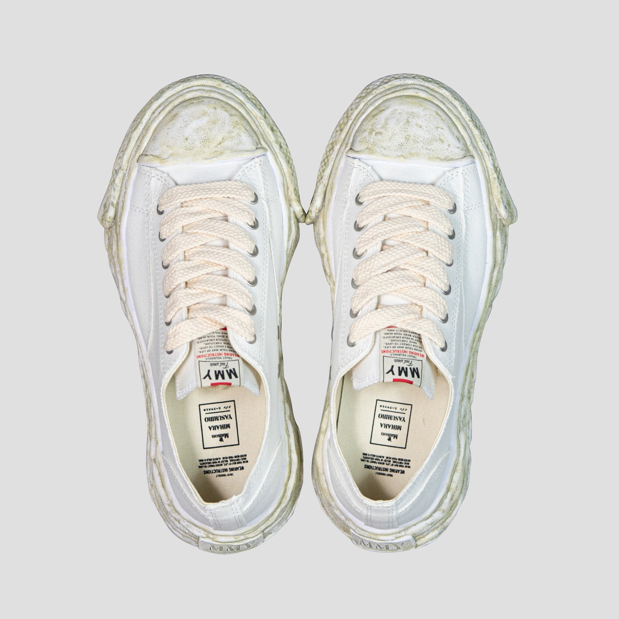 PETERSON 23 OG SOLE LOW-TOP VINTAGE TREATMENT SNEAKERS - 3