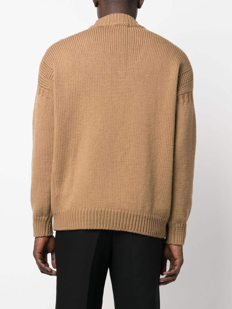 mock-neck wool jumper 4