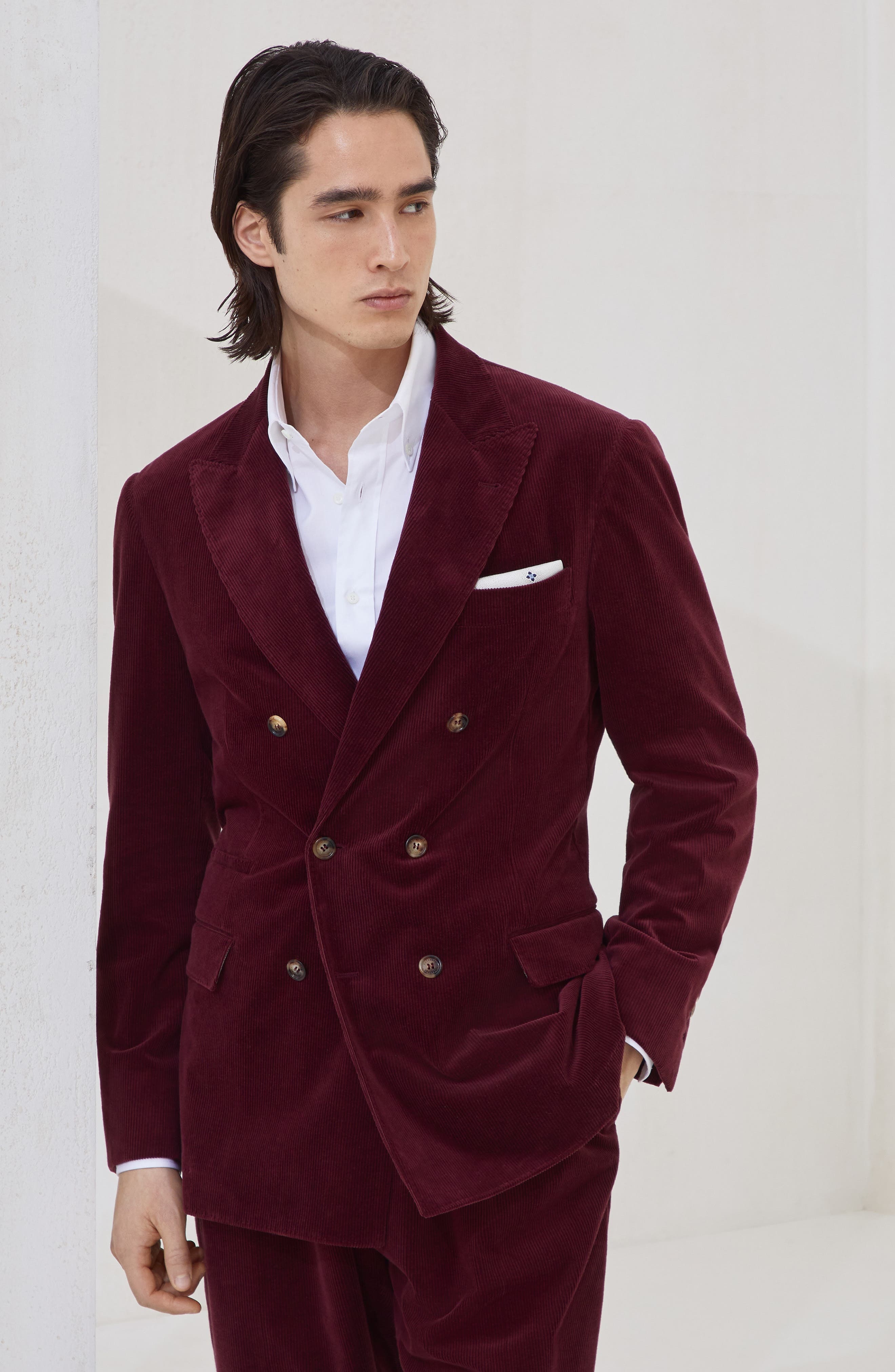 Brunello Cucinelli Uconstructed blazer in Amaranth at Nordstrom - 2