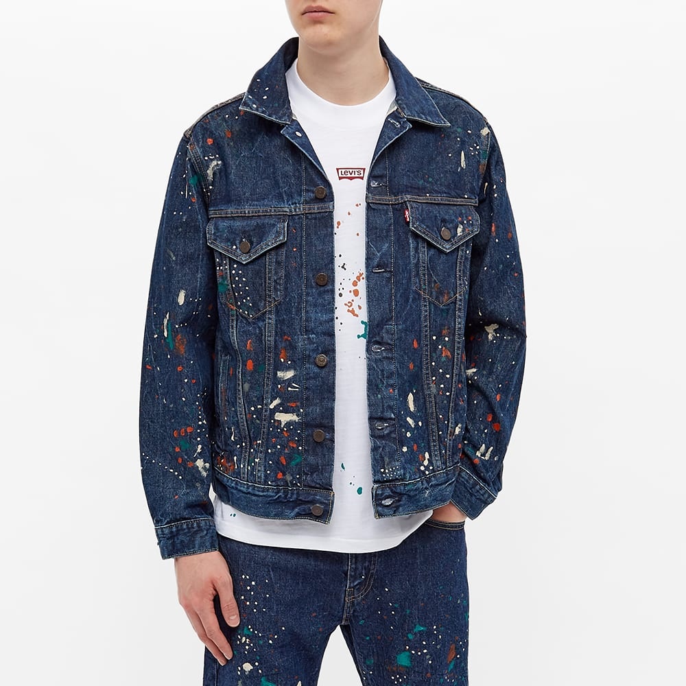 END. x Levi'sÂ® 'Painted' Selvedge Trucker Jacket - 5