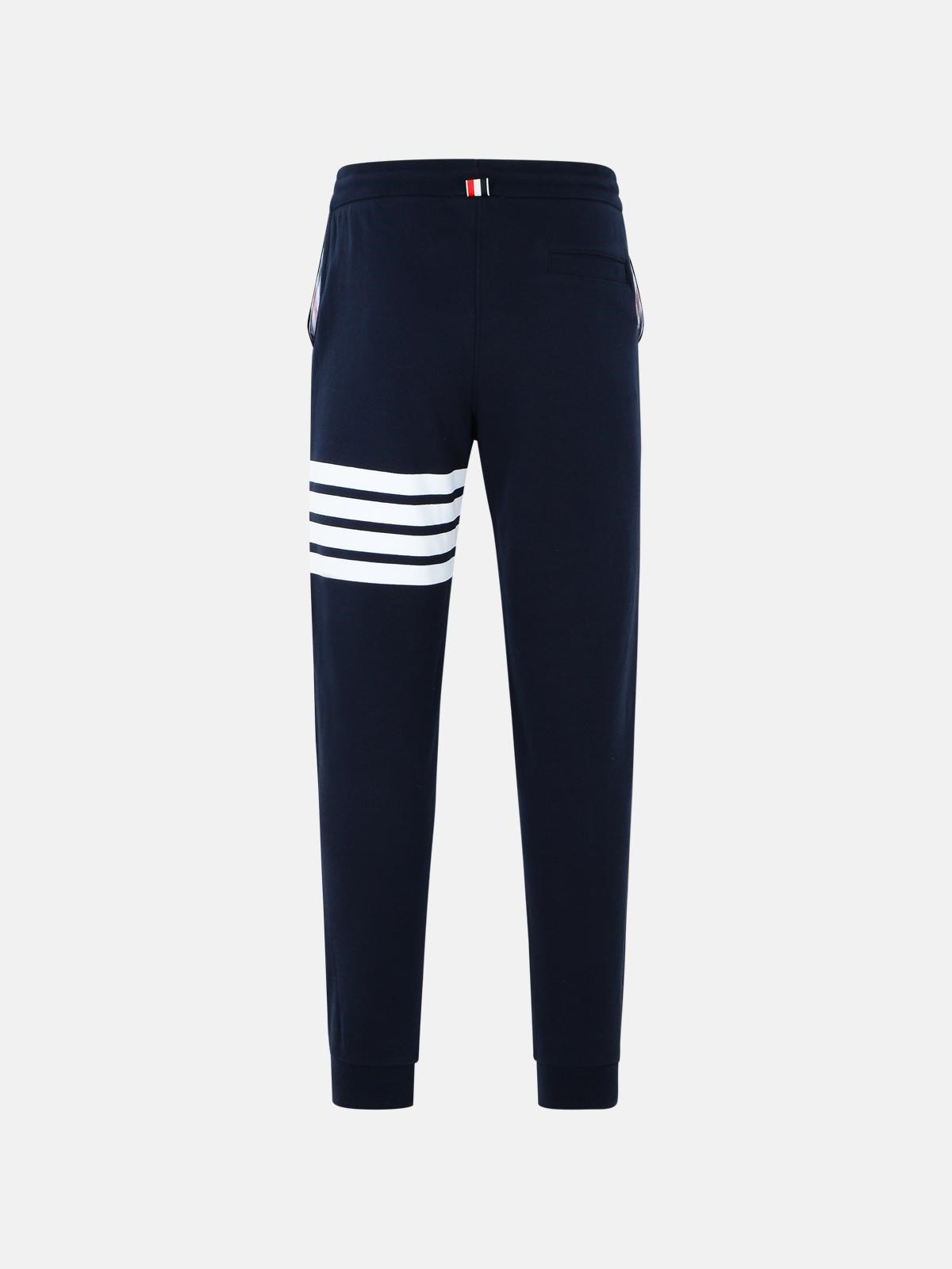 JOGGER' BLUE COTTON PANTS - 3