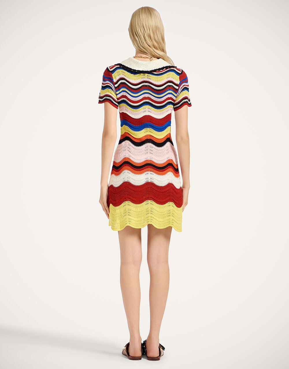 Chevron Mini Dress - 5