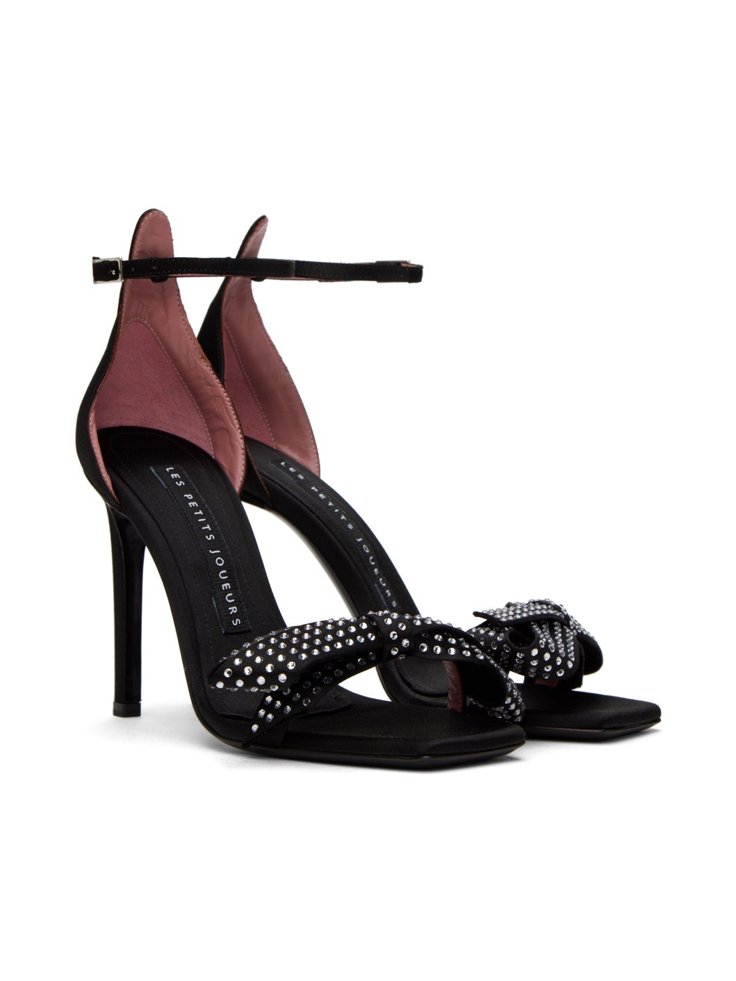 Black Norma 100 Heeled Sandals - 4