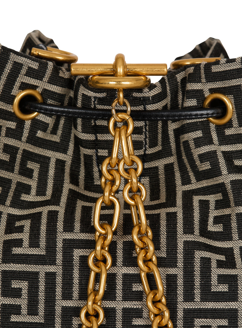 Pulse monogram jacquard backpack 5