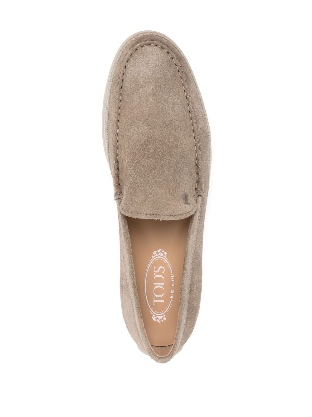 round-toe slip-on loafers - 4