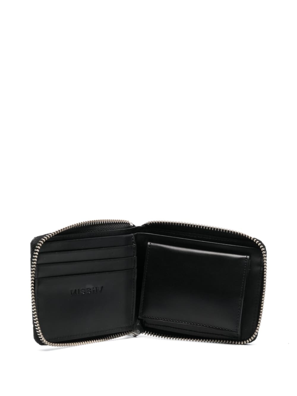 leather zipped wallet - 3