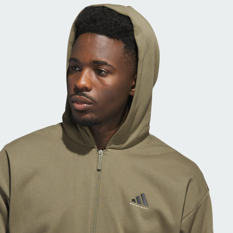 adidas Basketball Full-Zip Hoodie (Gender Neutral) 5