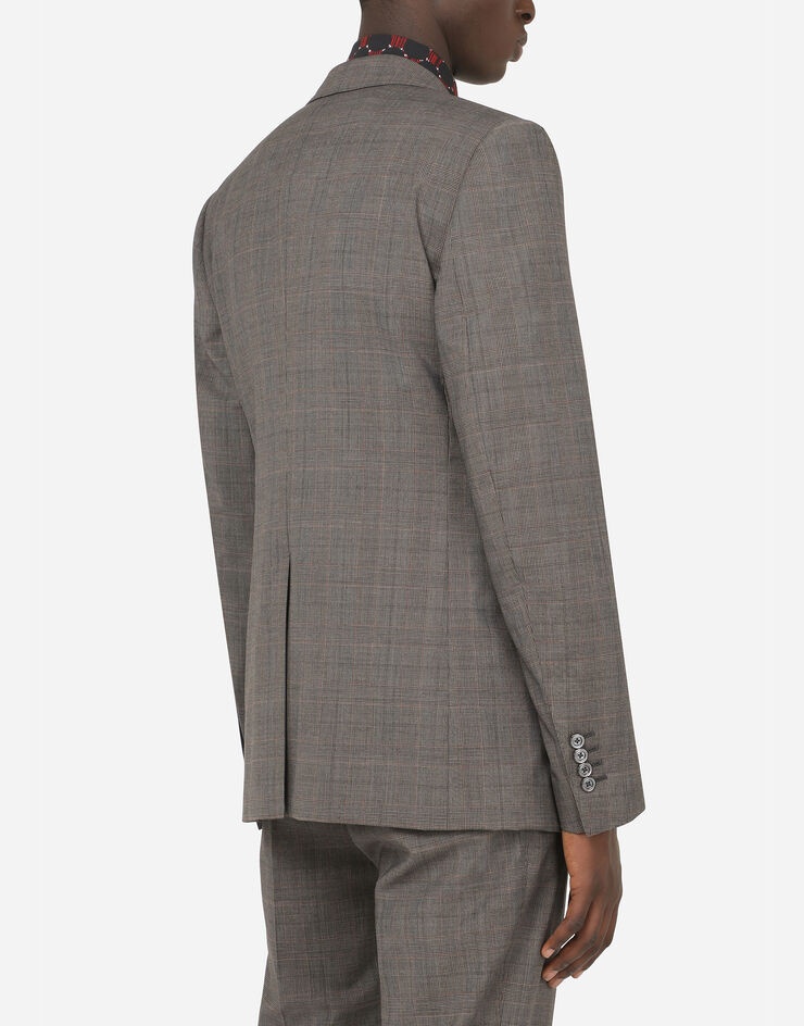 Sicilia-fit wool glen plaid jacket - 5