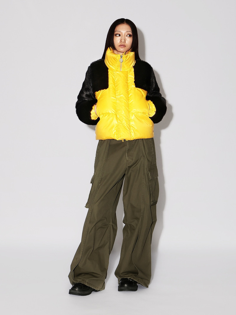 CROPPED FUR PUFFER JACKET 6