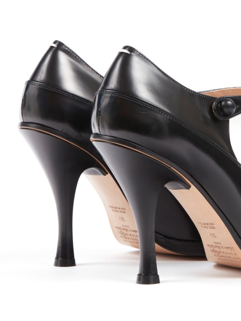 Bourgeoise 100mm leather pumps - 5