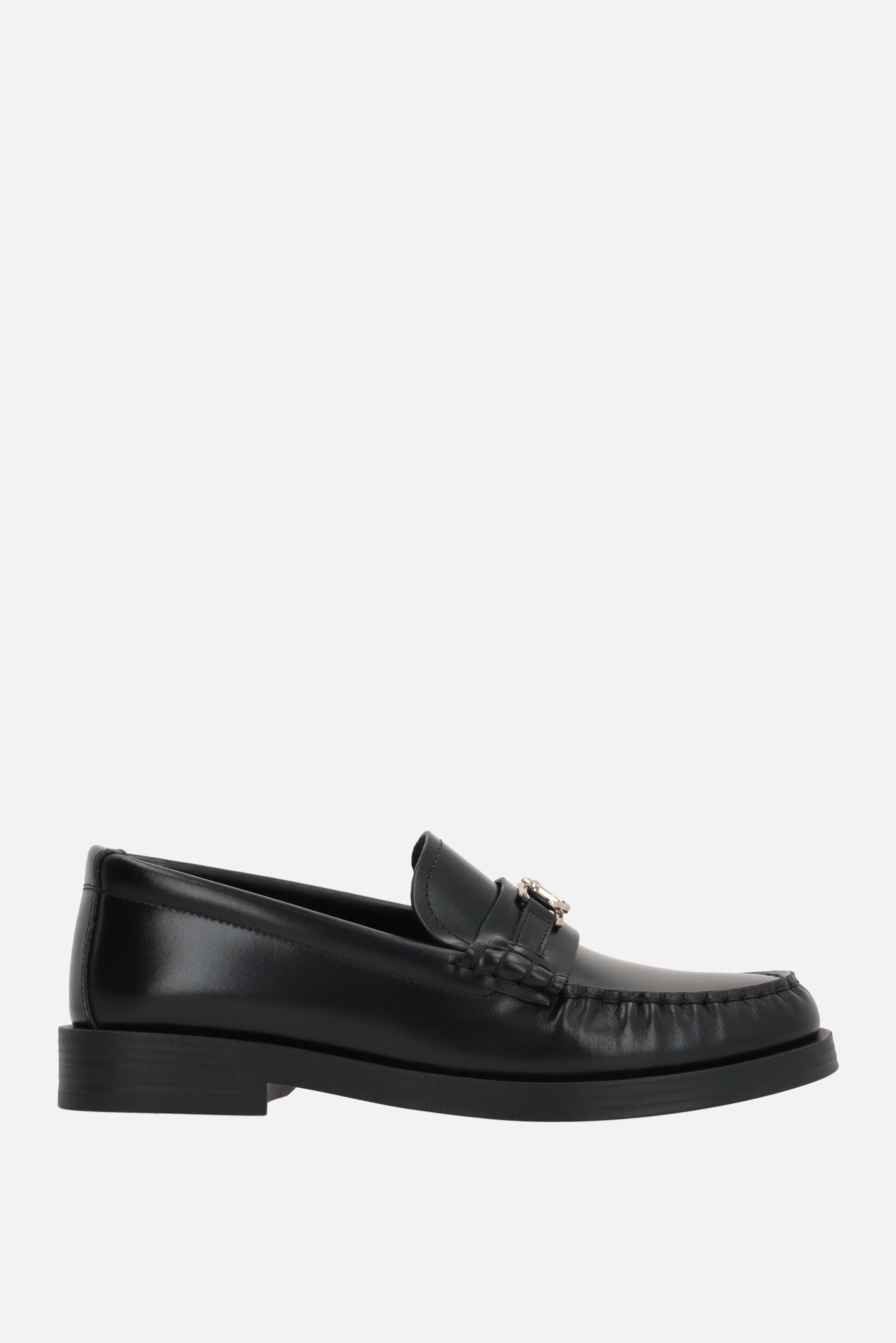 ADDIE/JC LOAFERS IN BOX LEATHER - 1