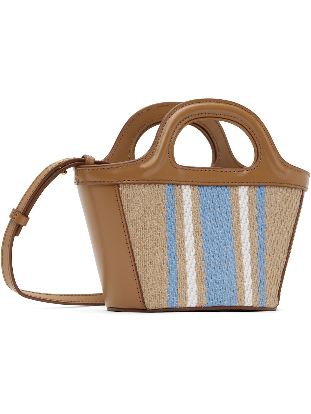 Brown Tropicalia Micro Tote - 3