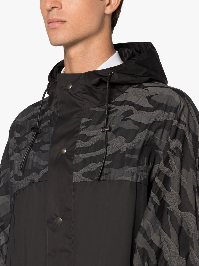 BERGAMO BLACK CAMO PARKA 5