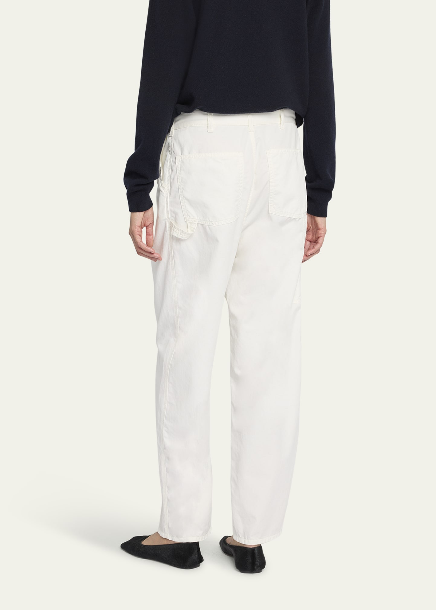 Sharka Cashmere Straight-Leg Carpenter Pants - 3