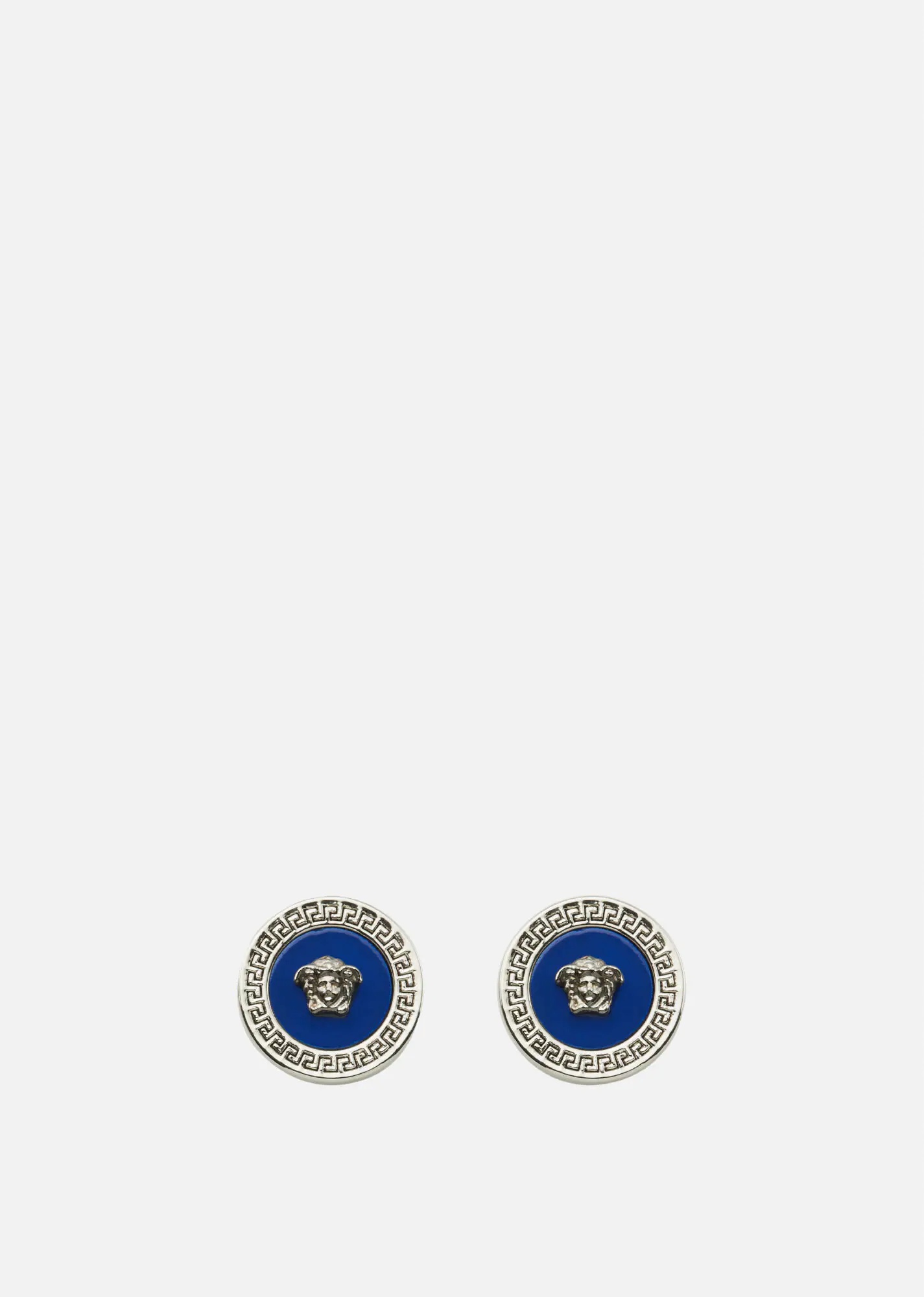 Enamel Medusa Stud Earrings - 1