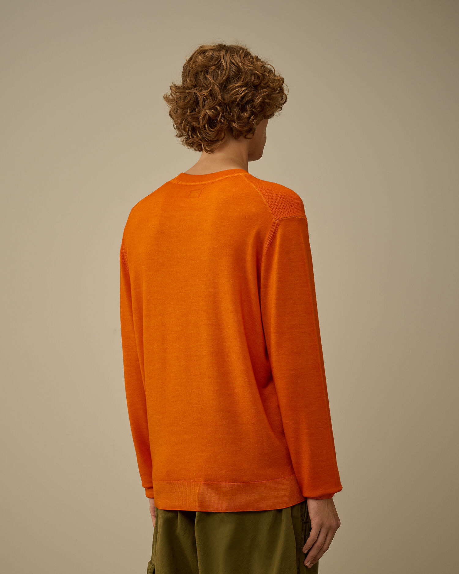 Merino Wool Crewneck Lens Sweater - 4
